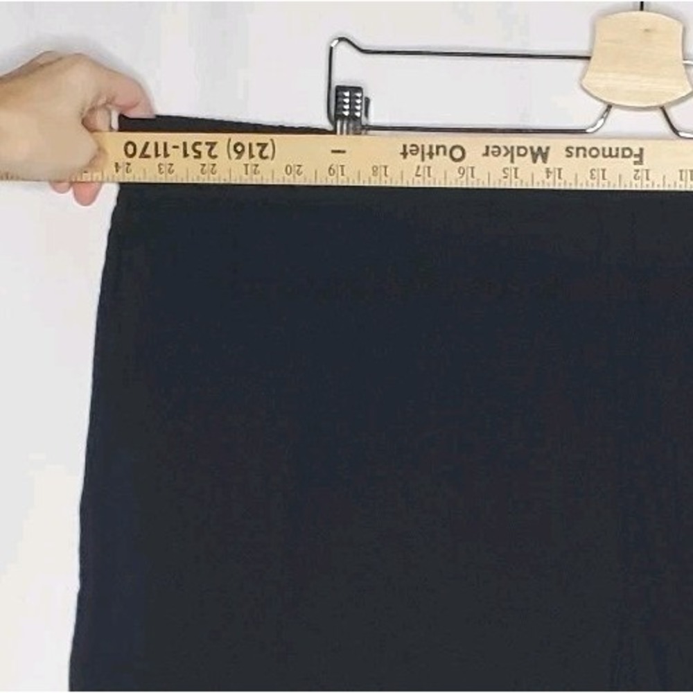 Old Navy Demi Wide Leg Pants Women XXL Black Elastic Waist Pocket - Picture 6 of 11